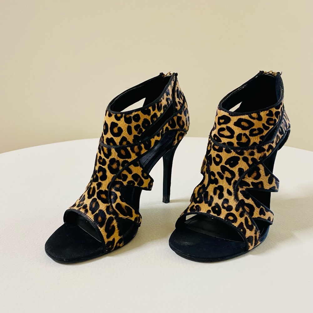 Aldo Leopard Caged Heel